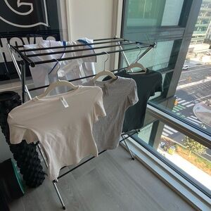 Skims Cotton Jersey T Shirt (Kyanite)